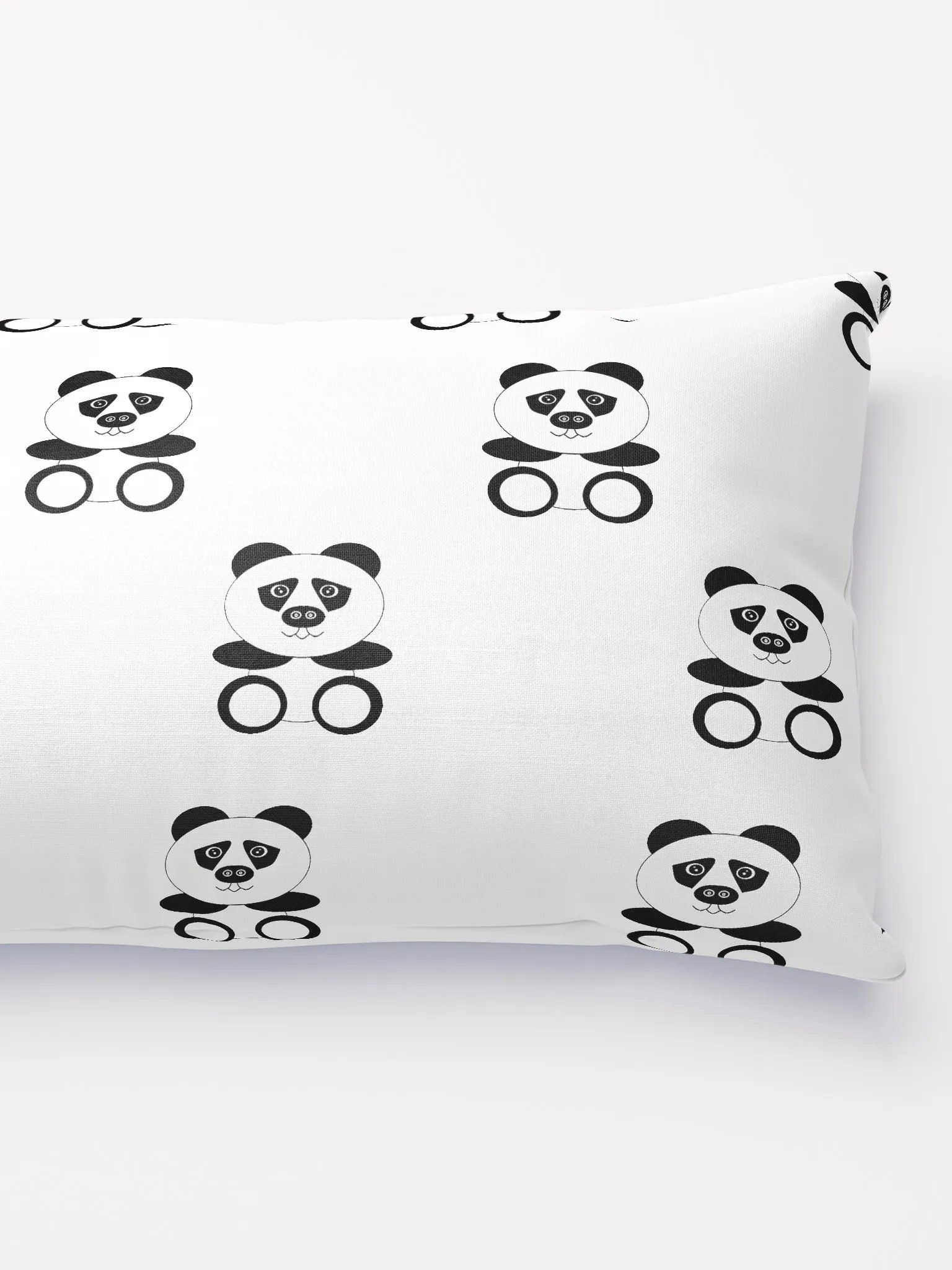 Cute Panda Black and White Aesthetic Design product image (2)