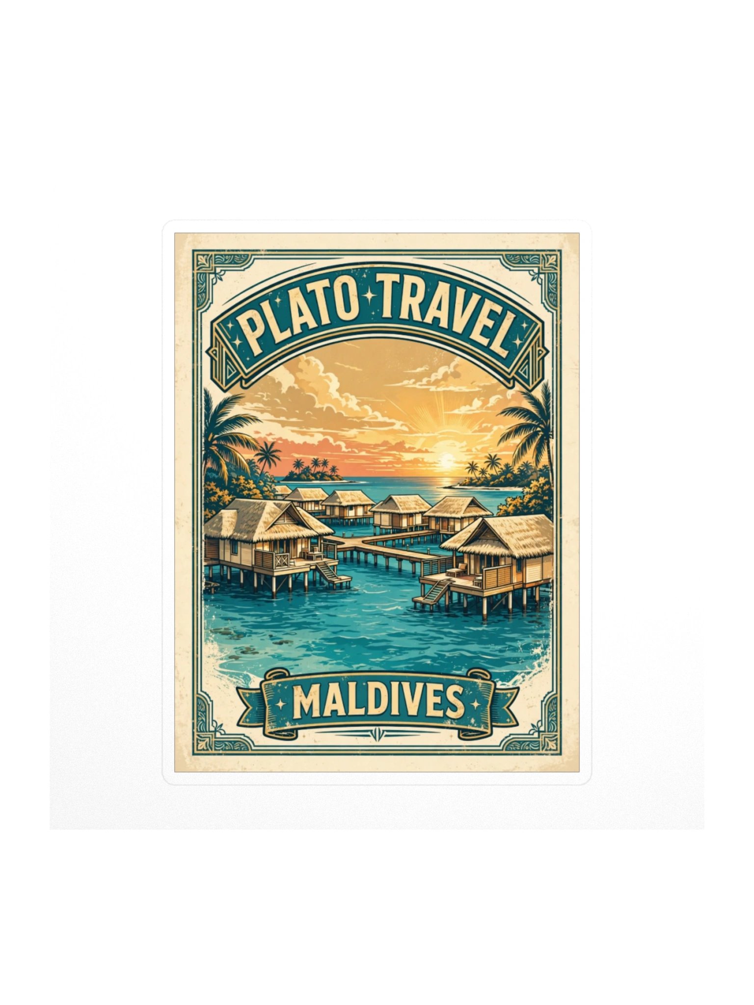 Maldives Poster Sticker product image (1)