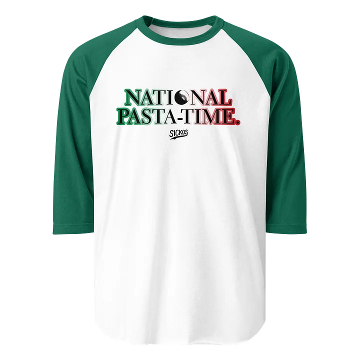 National Pasta-Time Raglan T-Shirt (9 Colors) product image (10)