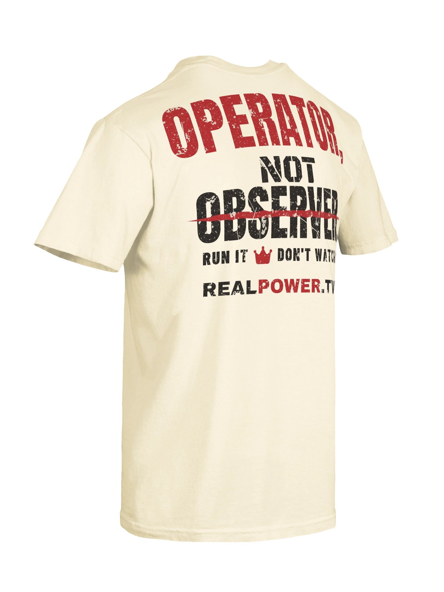 OPERATOR, NOT OBSERVER. Tee — The Saying Wall product image (12)