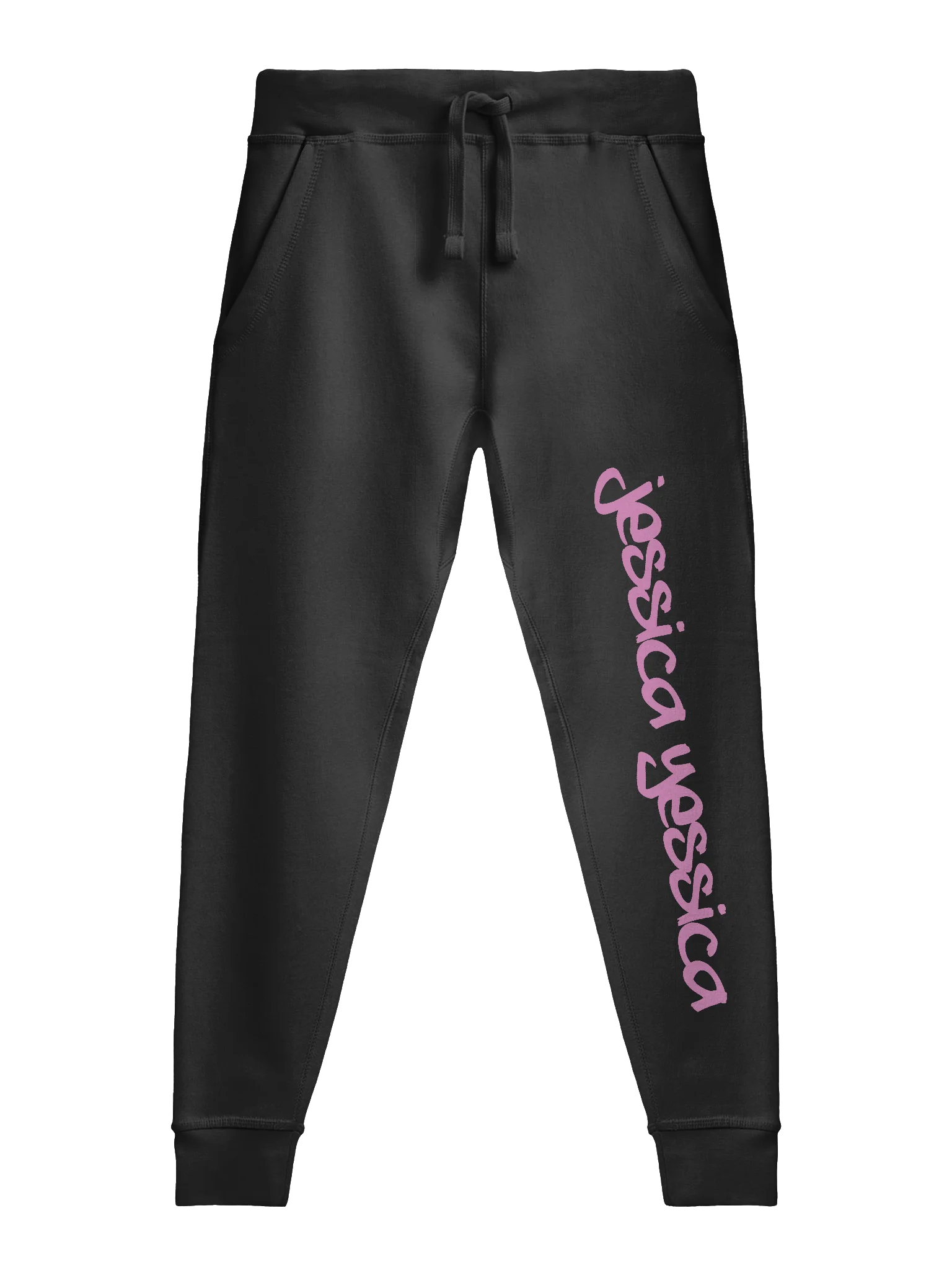 THAT'S MY NAME - PINK TEXT JOGGERS product image (1)