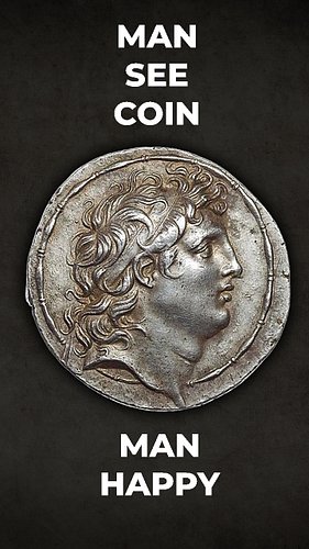 Men only want ONE THING.

#ancientcoins #numismatics #coincollecting #ancient #tetradrachm