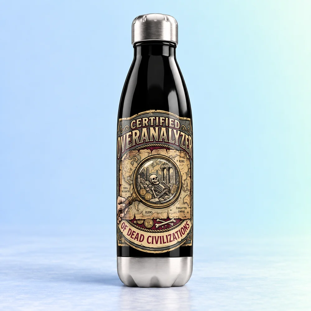 History Themed Water Bottle