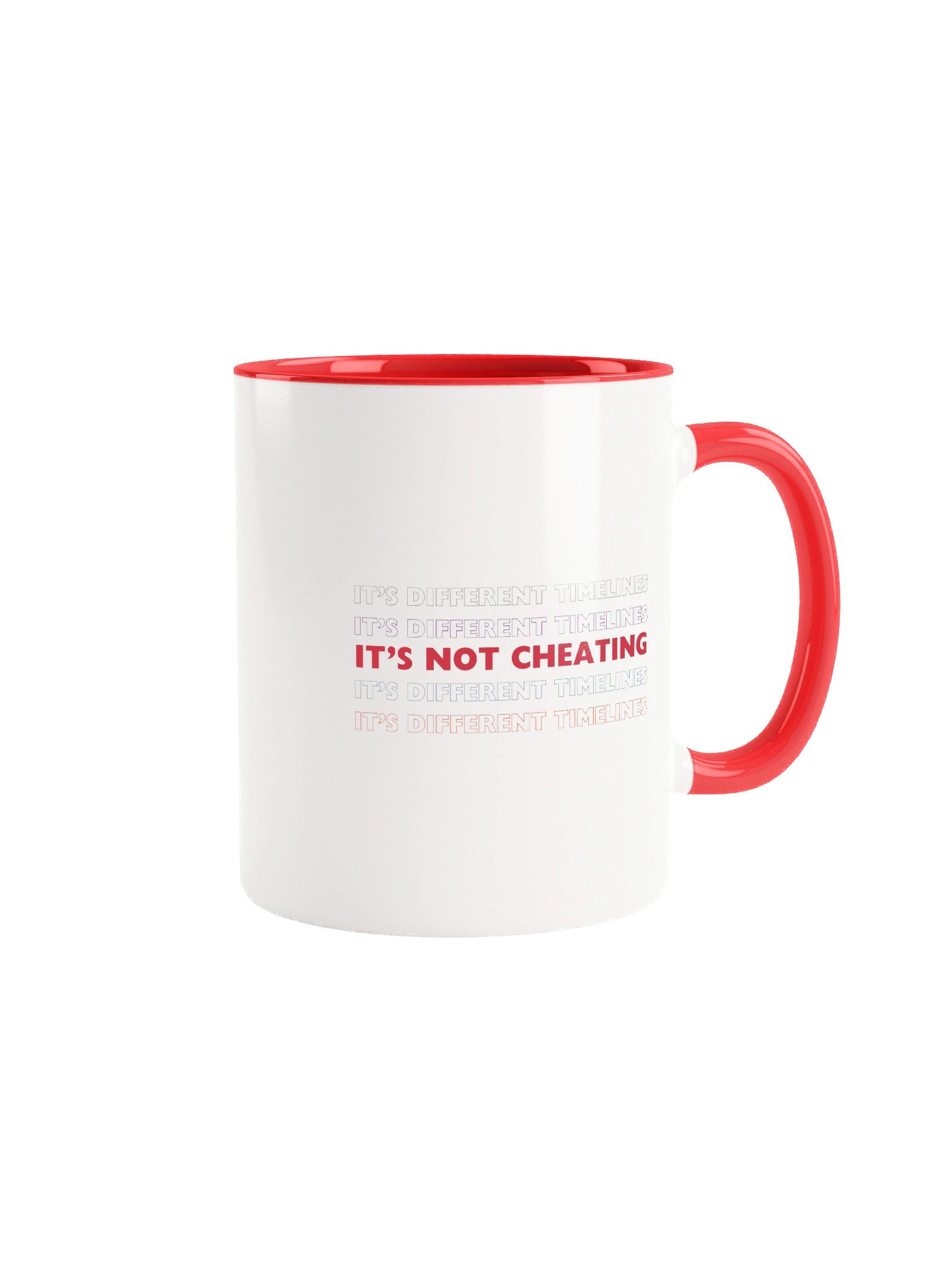 It's Not Cheating. It's Different Timelines Mug product image (1)