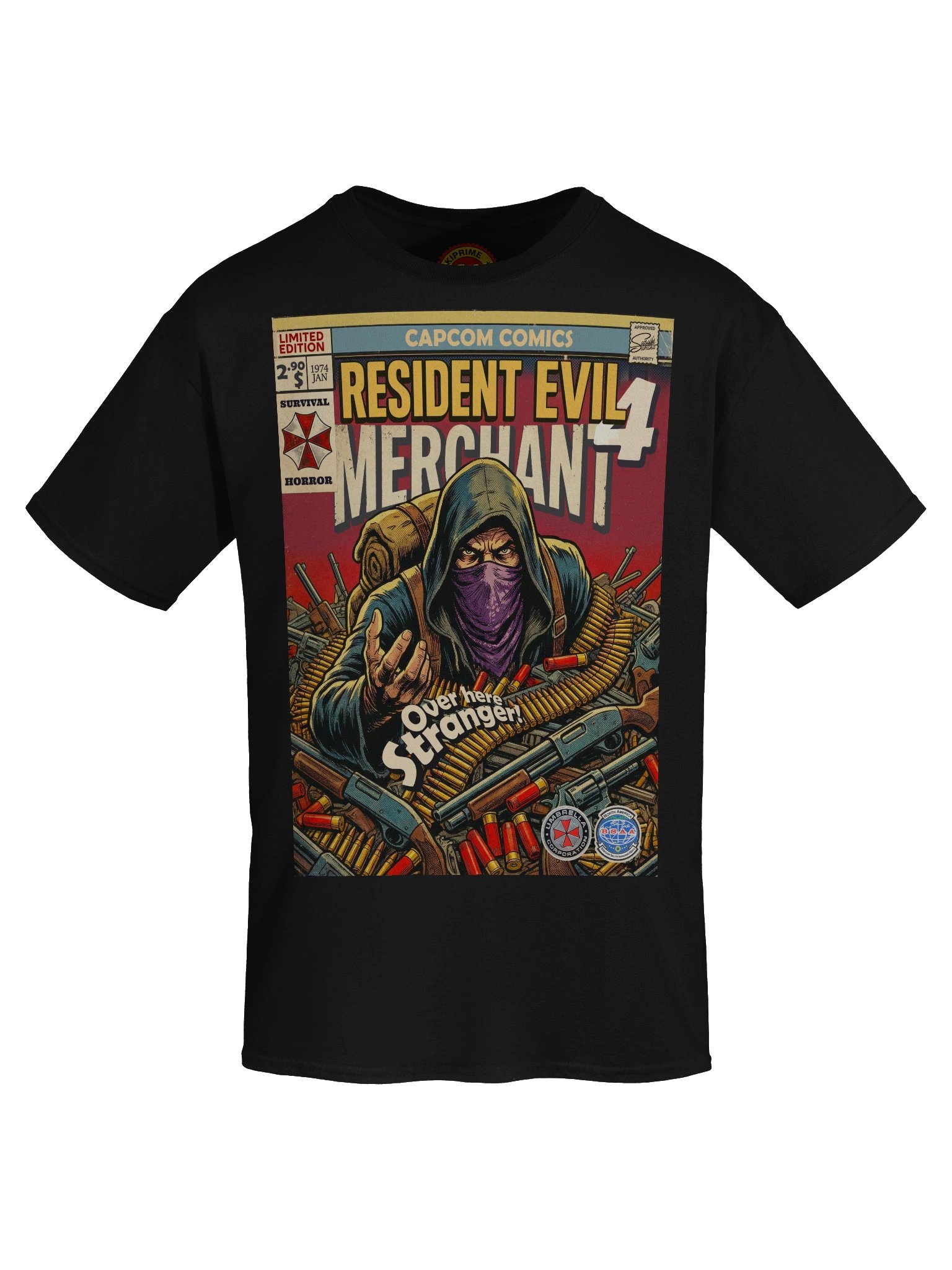 Resident Evil 4 Merchant Comic Art T-Shirt product image (5)