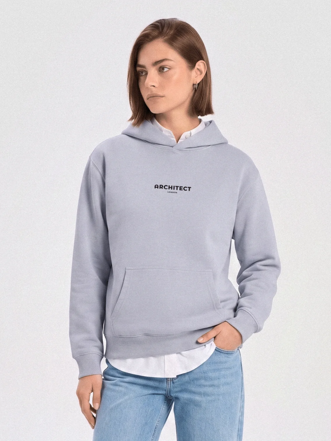 Architect's Winter Blue Hoodie product image (1)