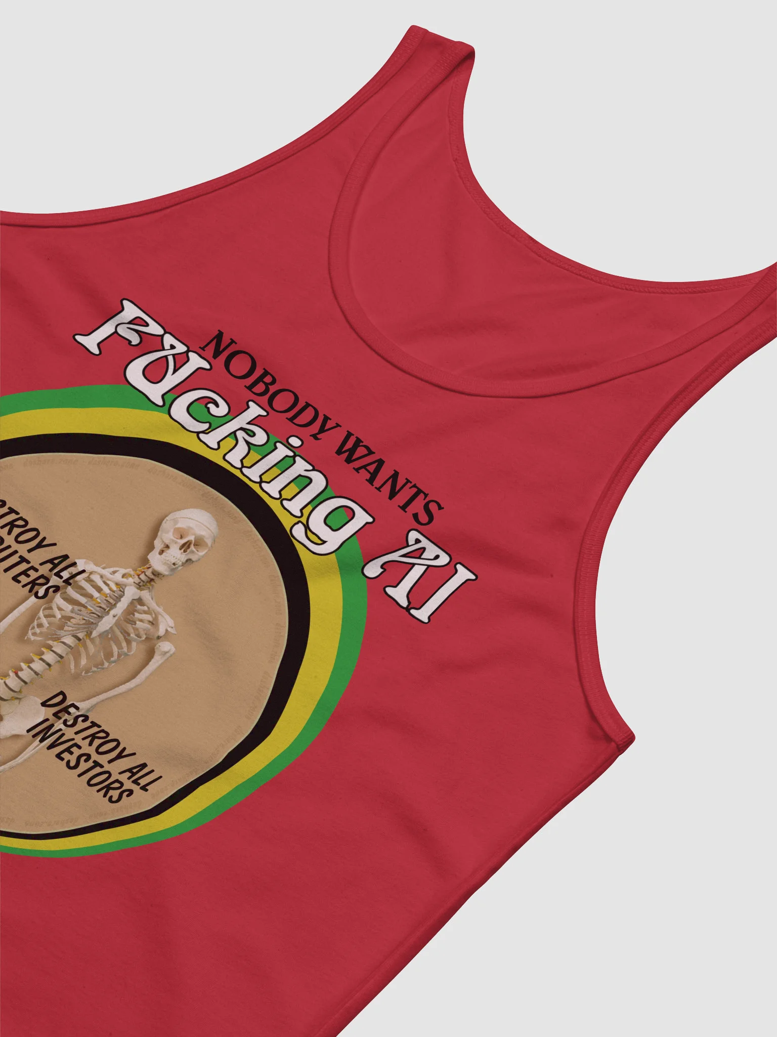 NOBODY WANTS FUCKING AI "TANK TOP" product image (15)