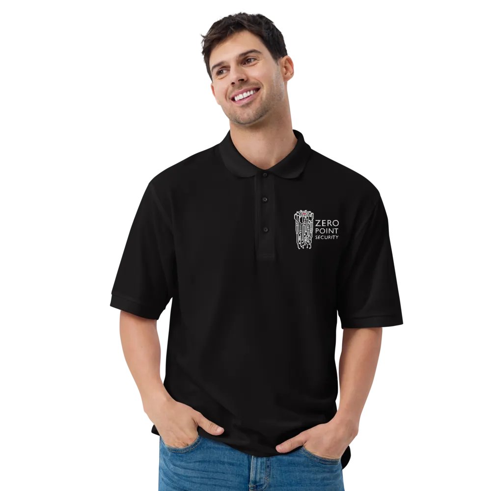 Zero-Point Polo Shirt (Black) product image (10)