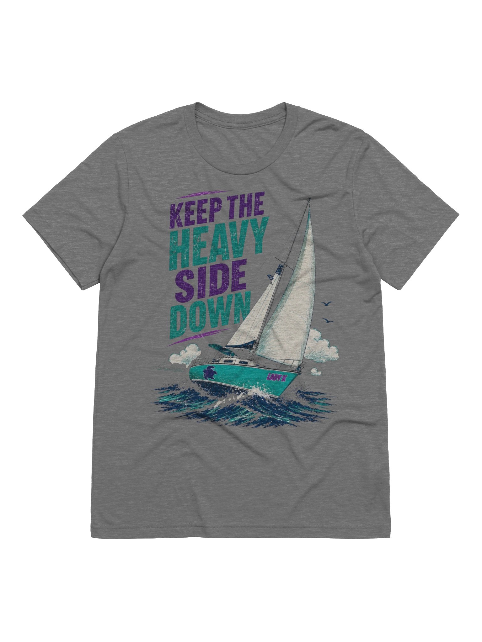 Keep the Heavy Side Down Tee product image (1)