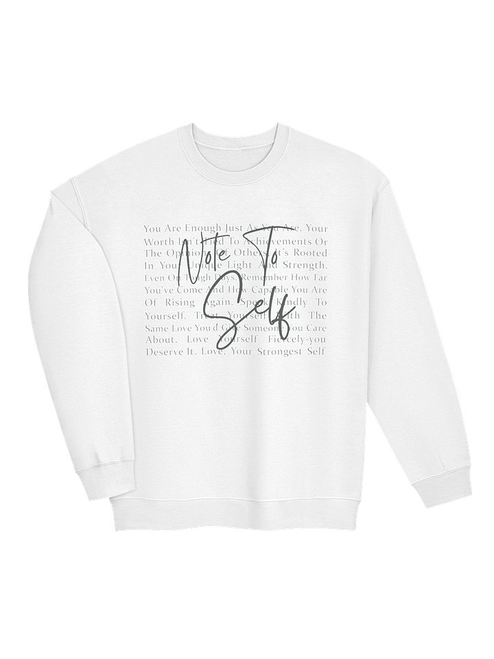 Note To Self- You Are Enough Self-Love Sweatshirt product image (34)