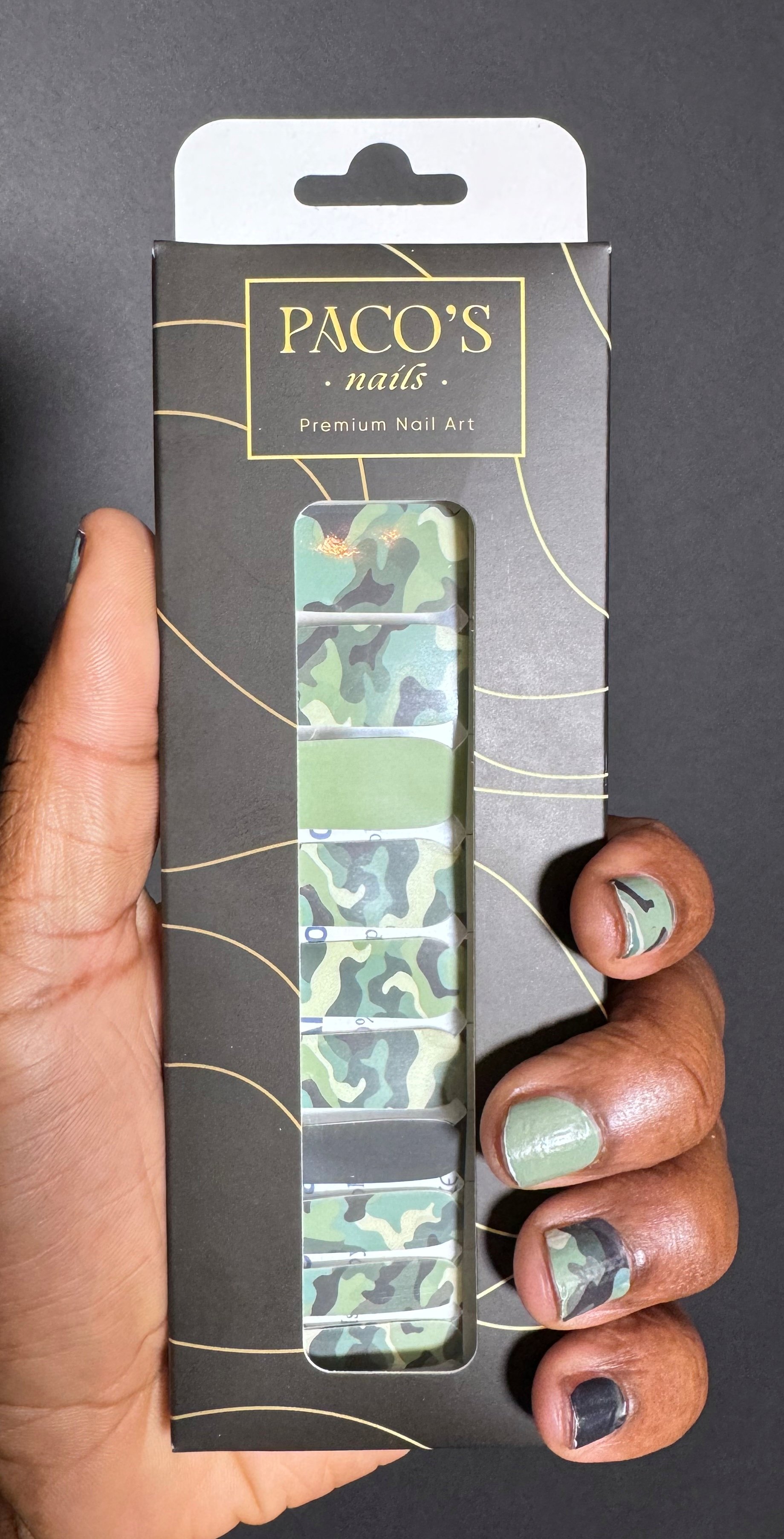 Green Camo - Nail Wraps product image (1)