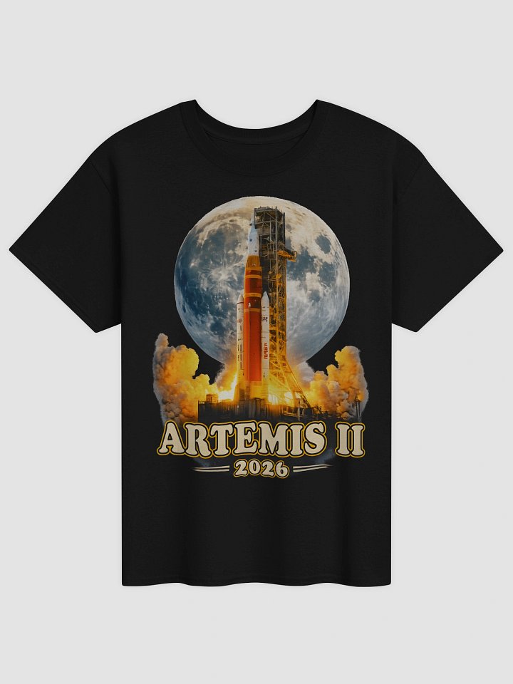 Artemis II SLS Rocket Moon Launch Shirt | NASA Space Mission 2026 Tee product image (2)