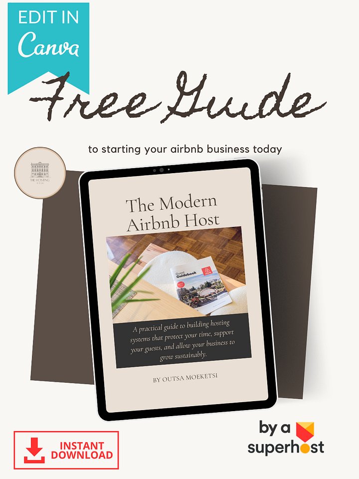 The Modern Airbnb Host™ — Free eBook product image (1)