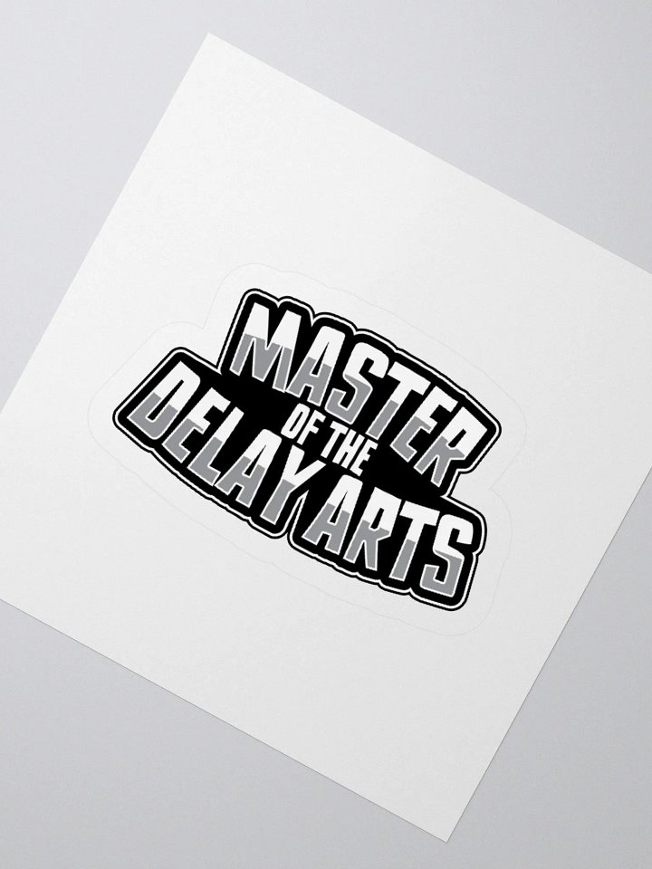 Master of the Delay Arts – Funny Gamer Sticker product image (4)