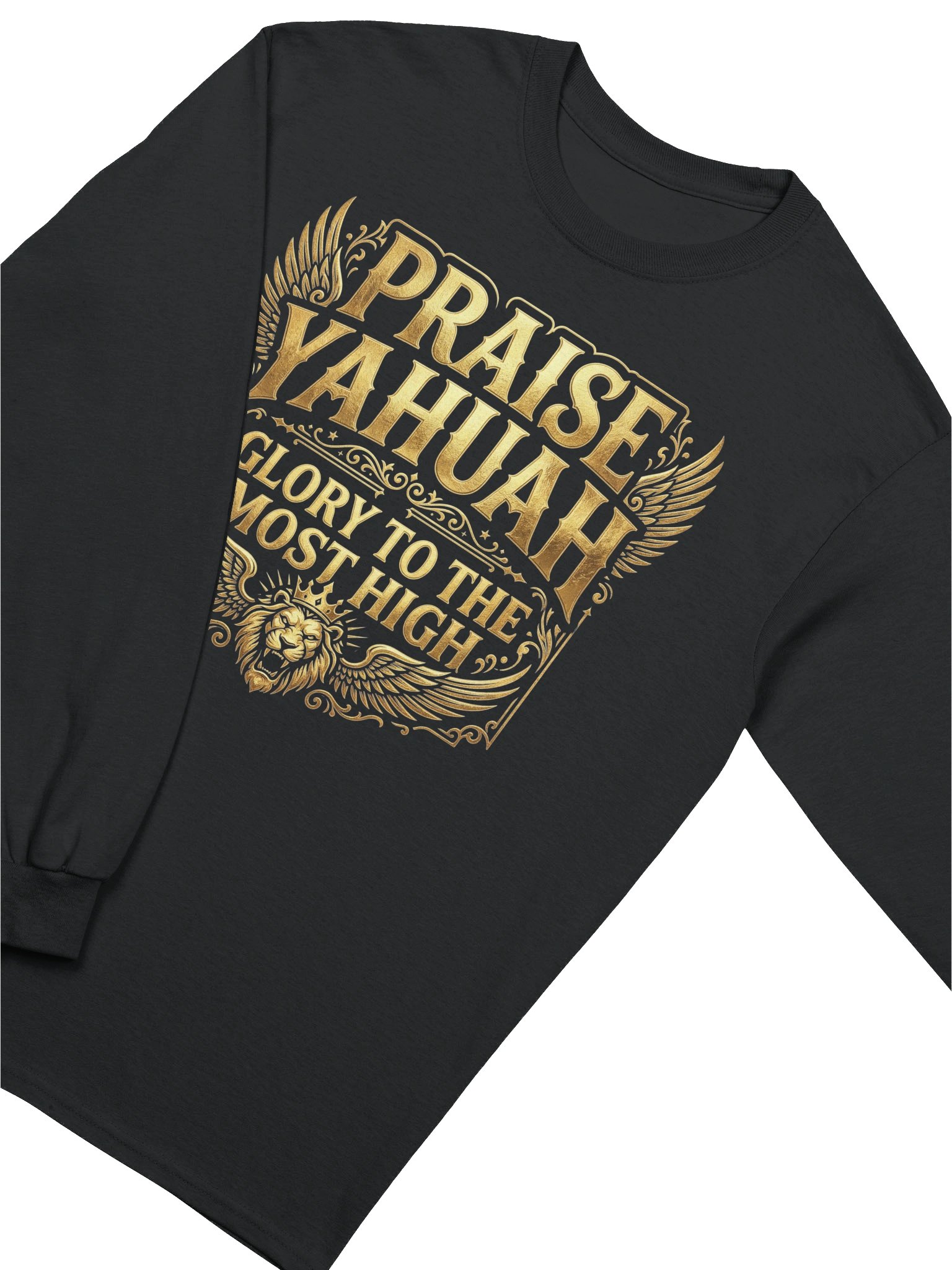 Praise Yahuah Glory to the Most High Long Sleeve Shirt product image (3)