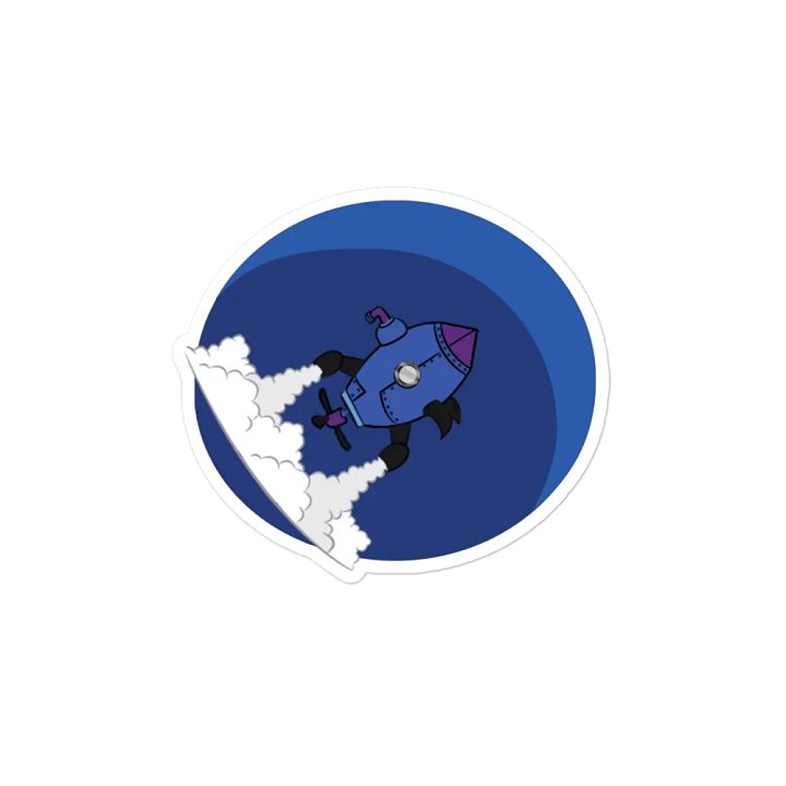 RamJet's Submarine Rocket Logo Magnet product image (2)