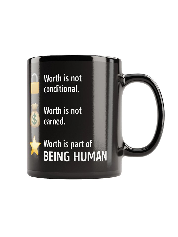 Being Human: Black Mug product image (1)