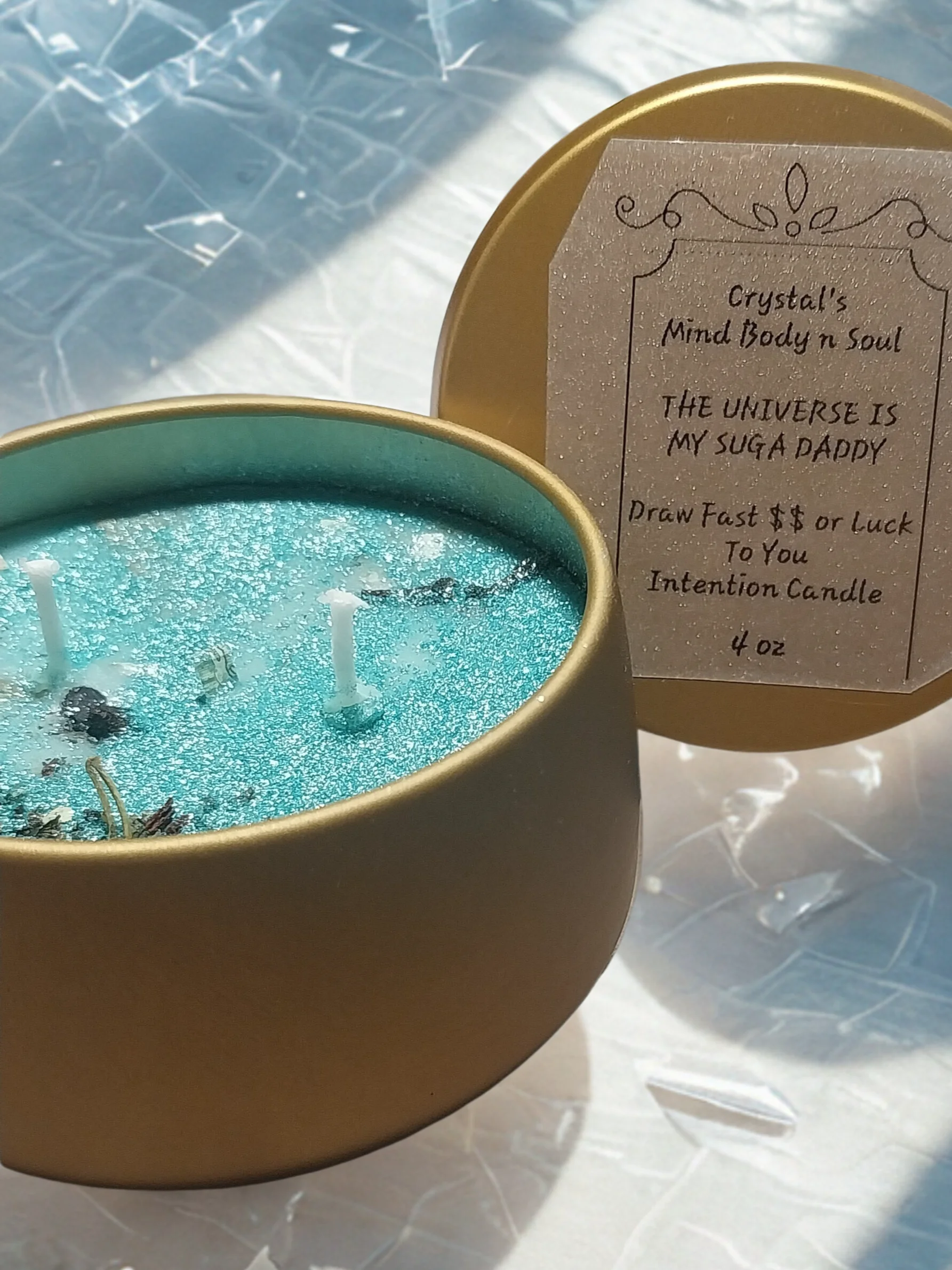 The Universe Is My Suga Daddy (Intention candle) product image (1)