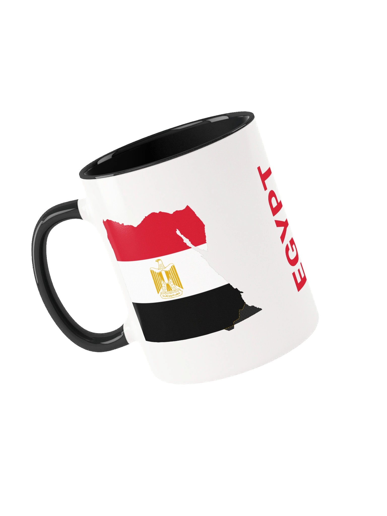 Egypt 2026 World Cup Flag Mug - Egypt Soccer Fan Coffee Cup - Premium Two-Tone Ceramic Mug product image (3)