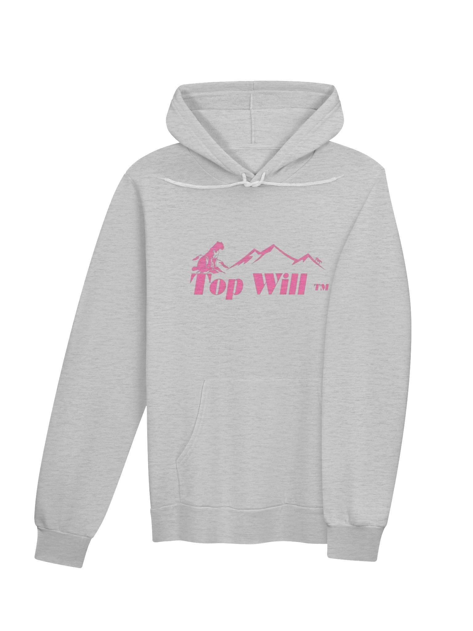 Top Will ™ Grey & Pink Supersoft Hoodie product image (4)