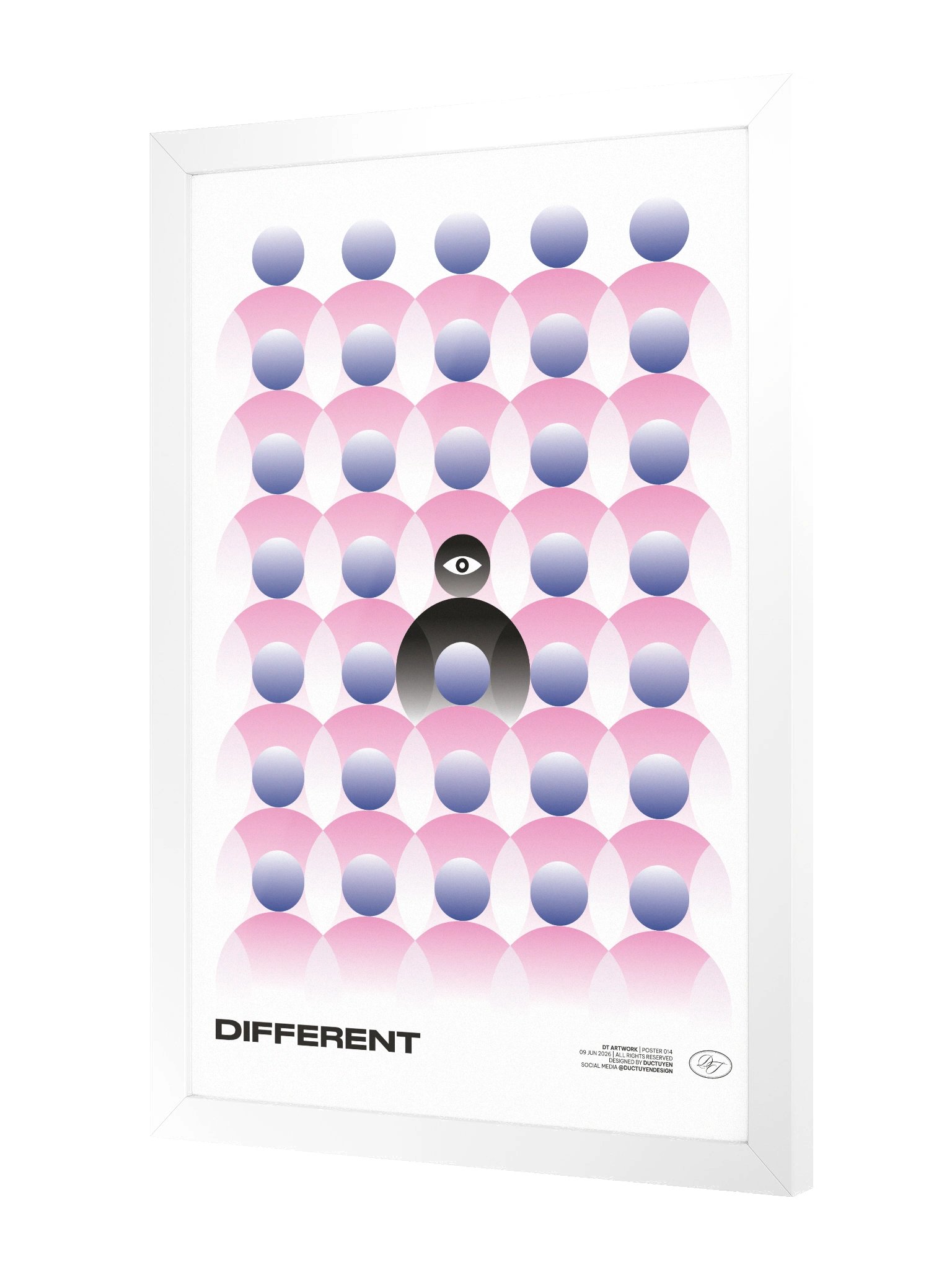 "DIFFERENT" Framed Poster product image (35)