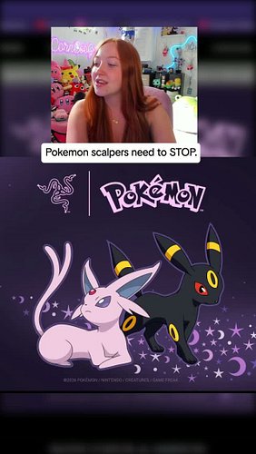 Thoughts on scalpers?😱 #Pokemon #razer
