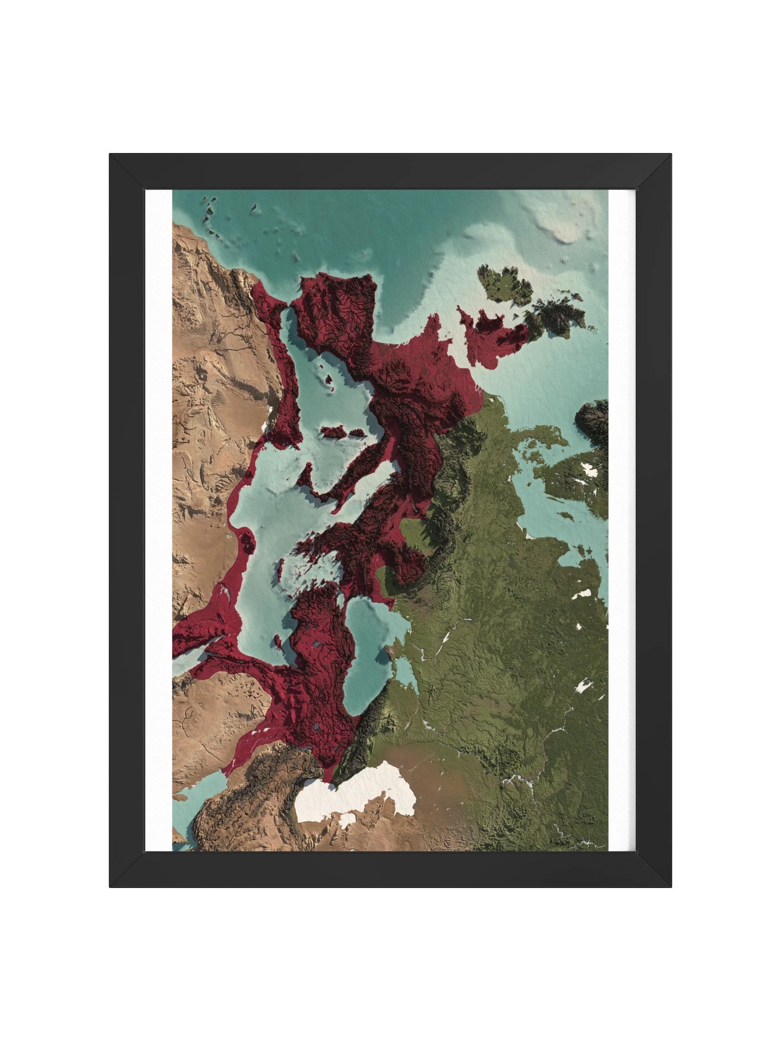 The Roman Empire - 117 AD - Panoramic Framed Map product image (25)