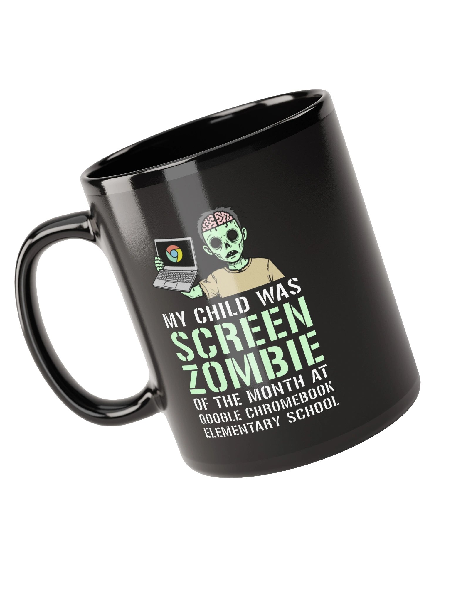Chromebook Screen Zombie Black Mug product image (5)