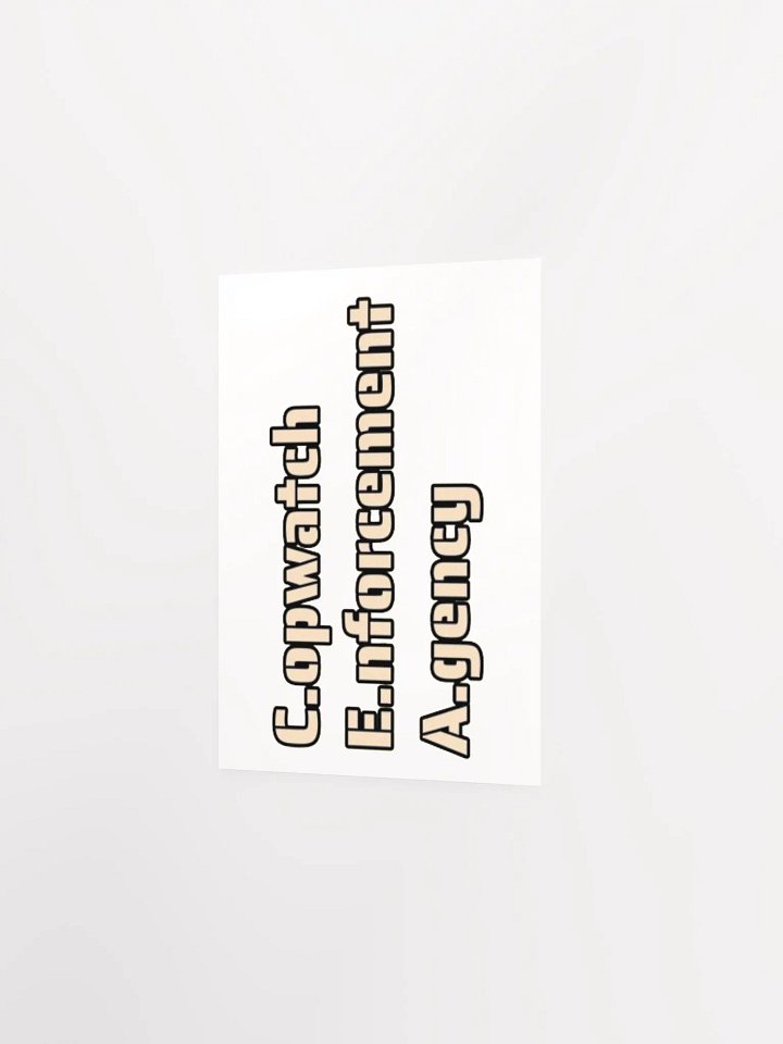 COPWATCH ENFORCEMENT AGENCY product image (2)