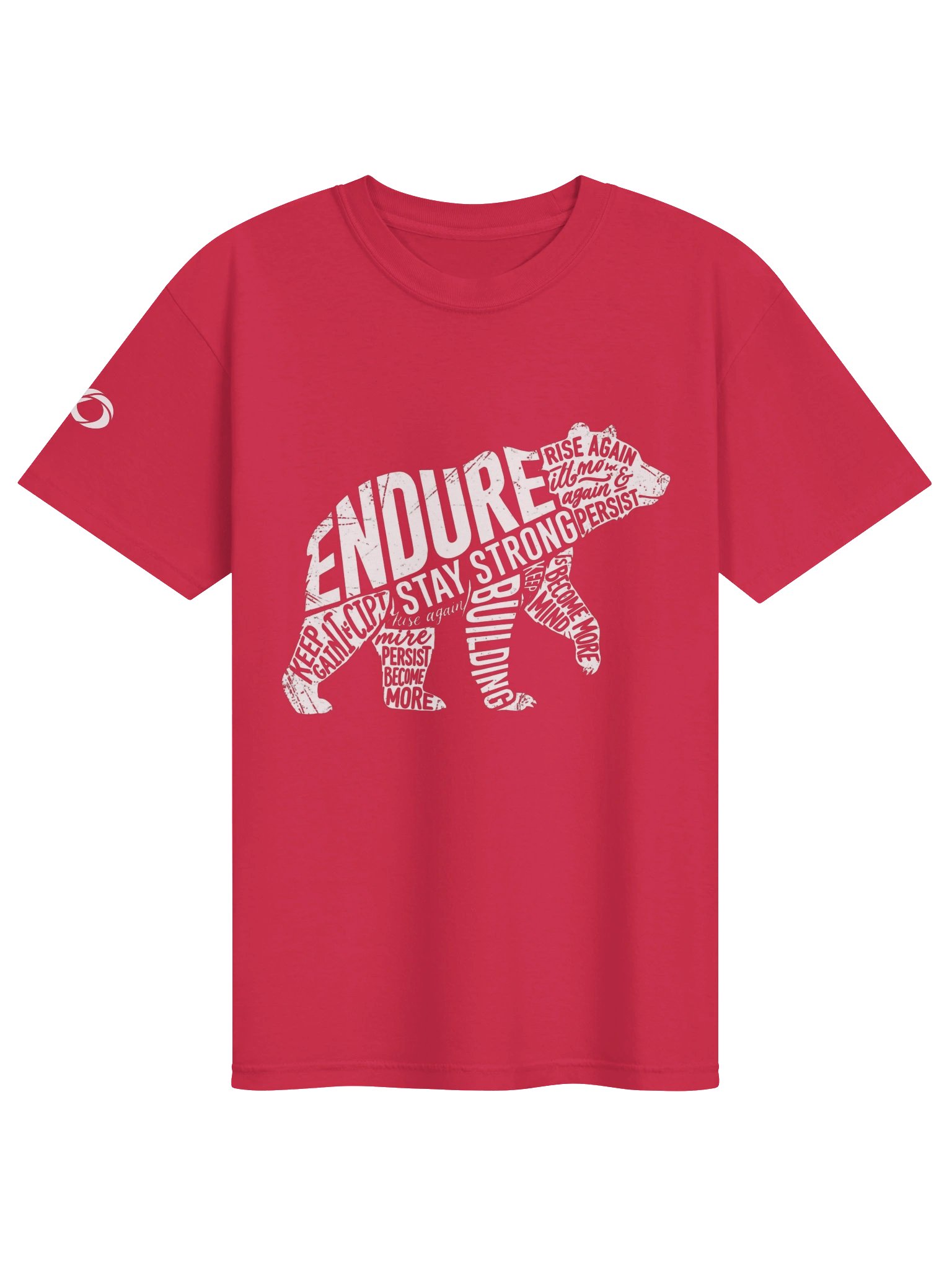 Endure Strength Typography Graphic Tee product image (1)