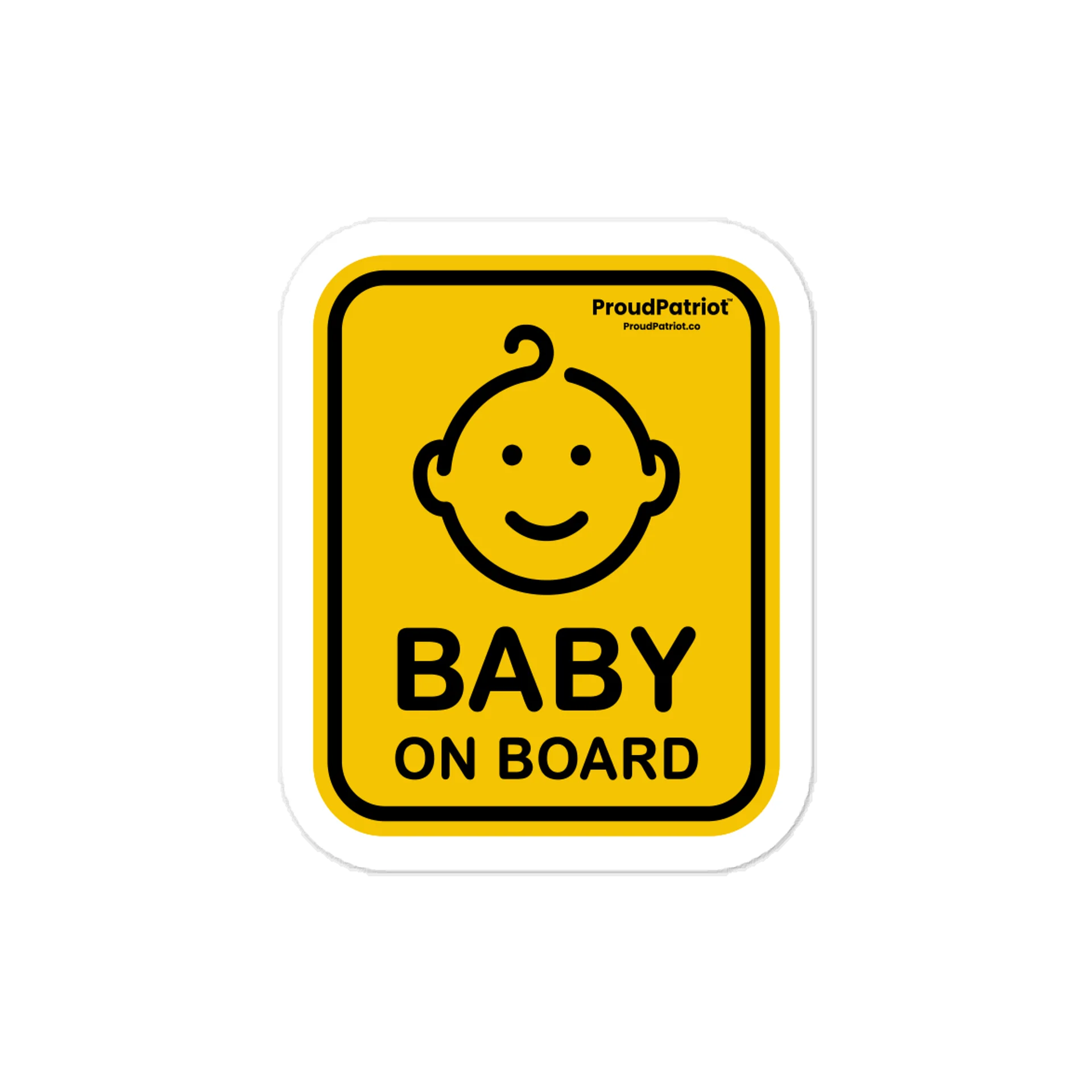 Baby On Board Vinyl Sticker product image (1)