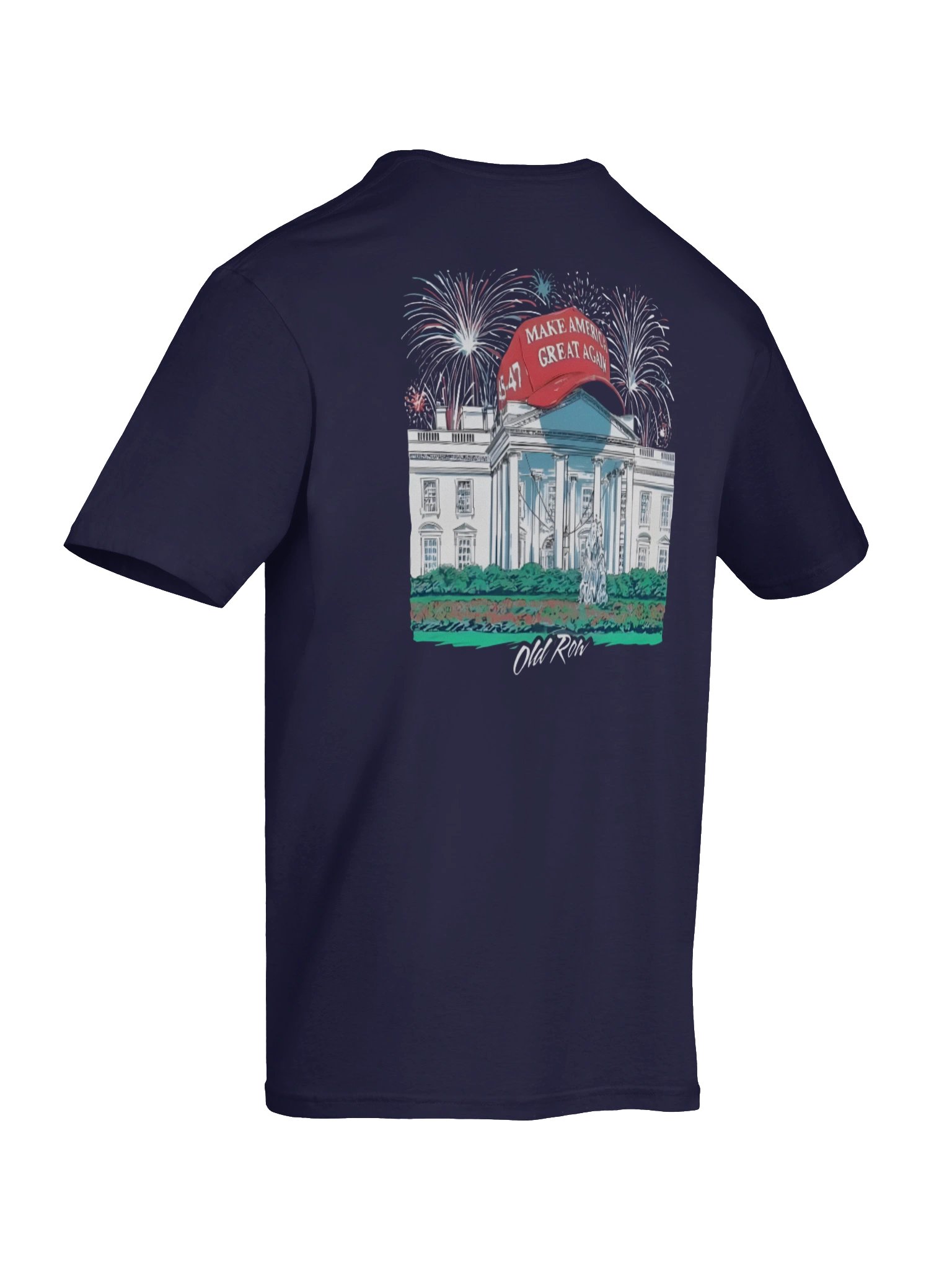 Trump 2024 White House Fireworks Shirt – Patriotic MAGA Viral Statement product image (12)