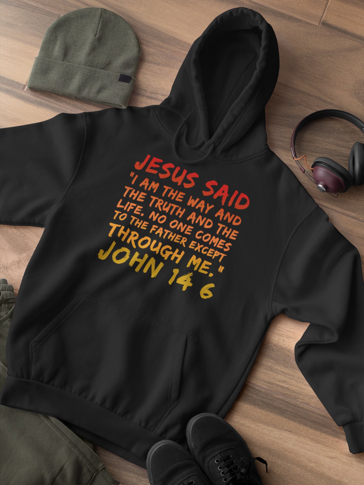 Hoodie Christian Jesus Said I Am The Way John 14:6 product image (1)