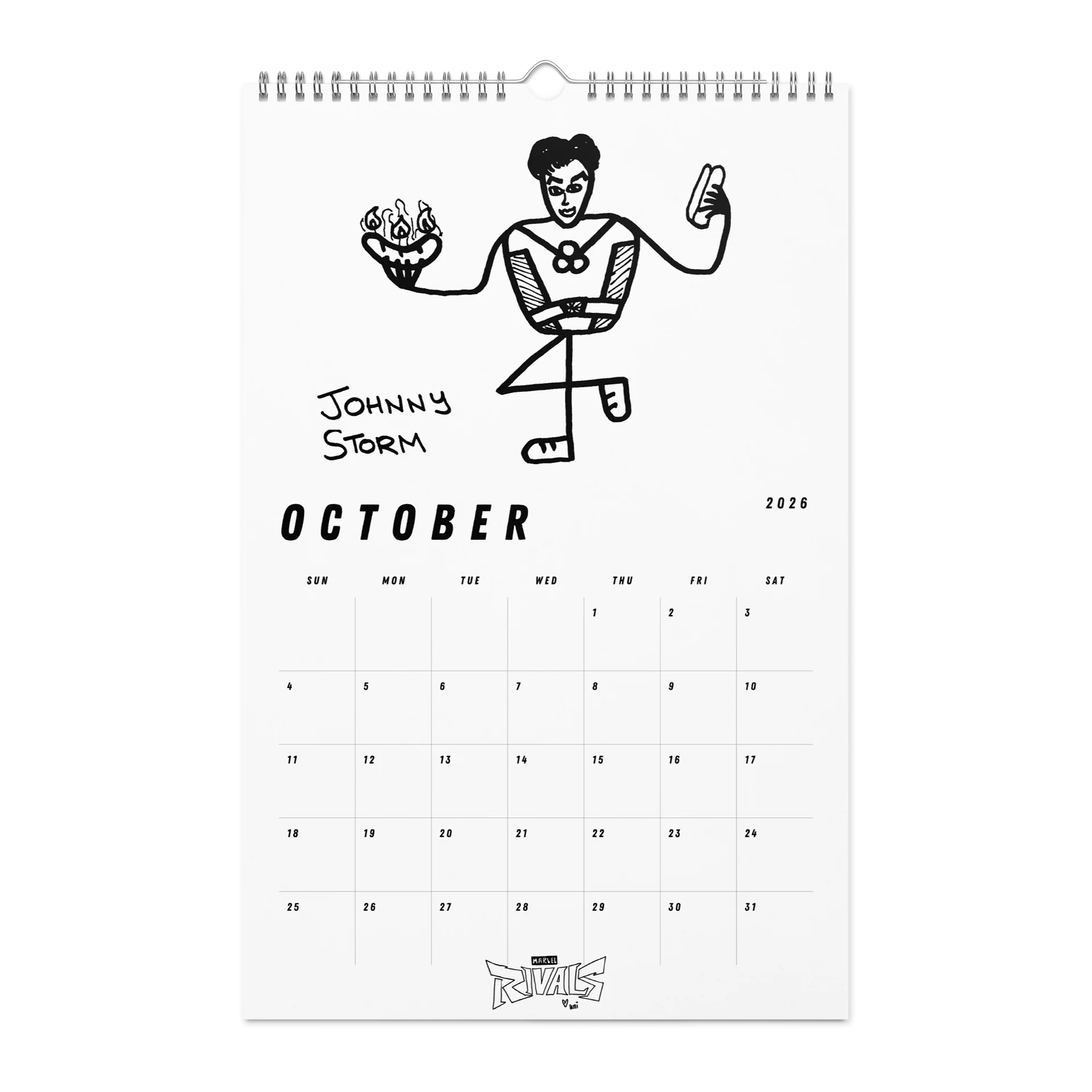 2026-2027 Mervel Revels Wall Calendar product image (10)