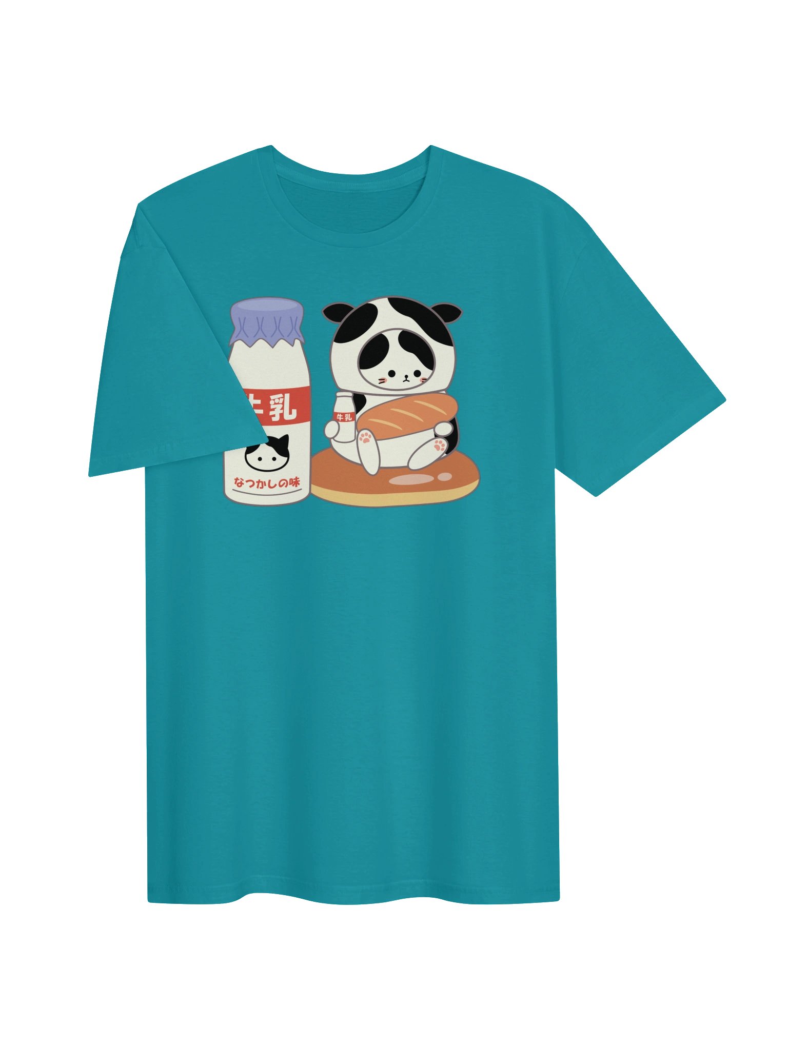 Milk Cat - Unisex Adult Super Soft Lightweight T-shirt product image (2)