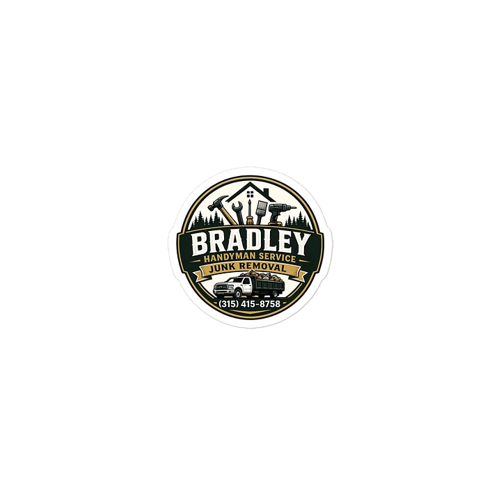 Bradley Handyman Service Die-Cut Stickers product image (2)