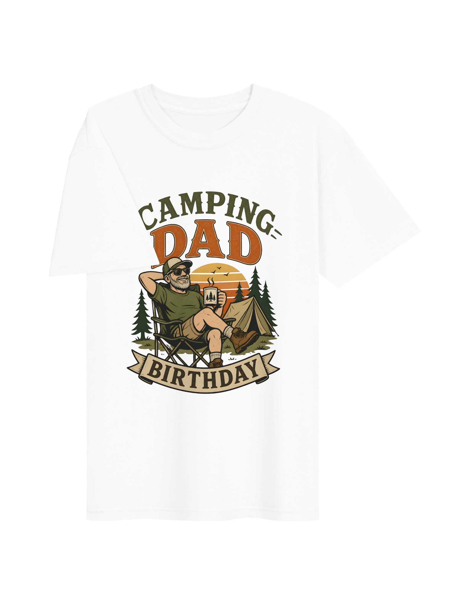 Camping Dad Birthday Tee product image (29)