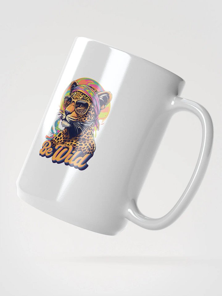 Groovy Be Wild Psychedelic Leopard Mug product image (2)