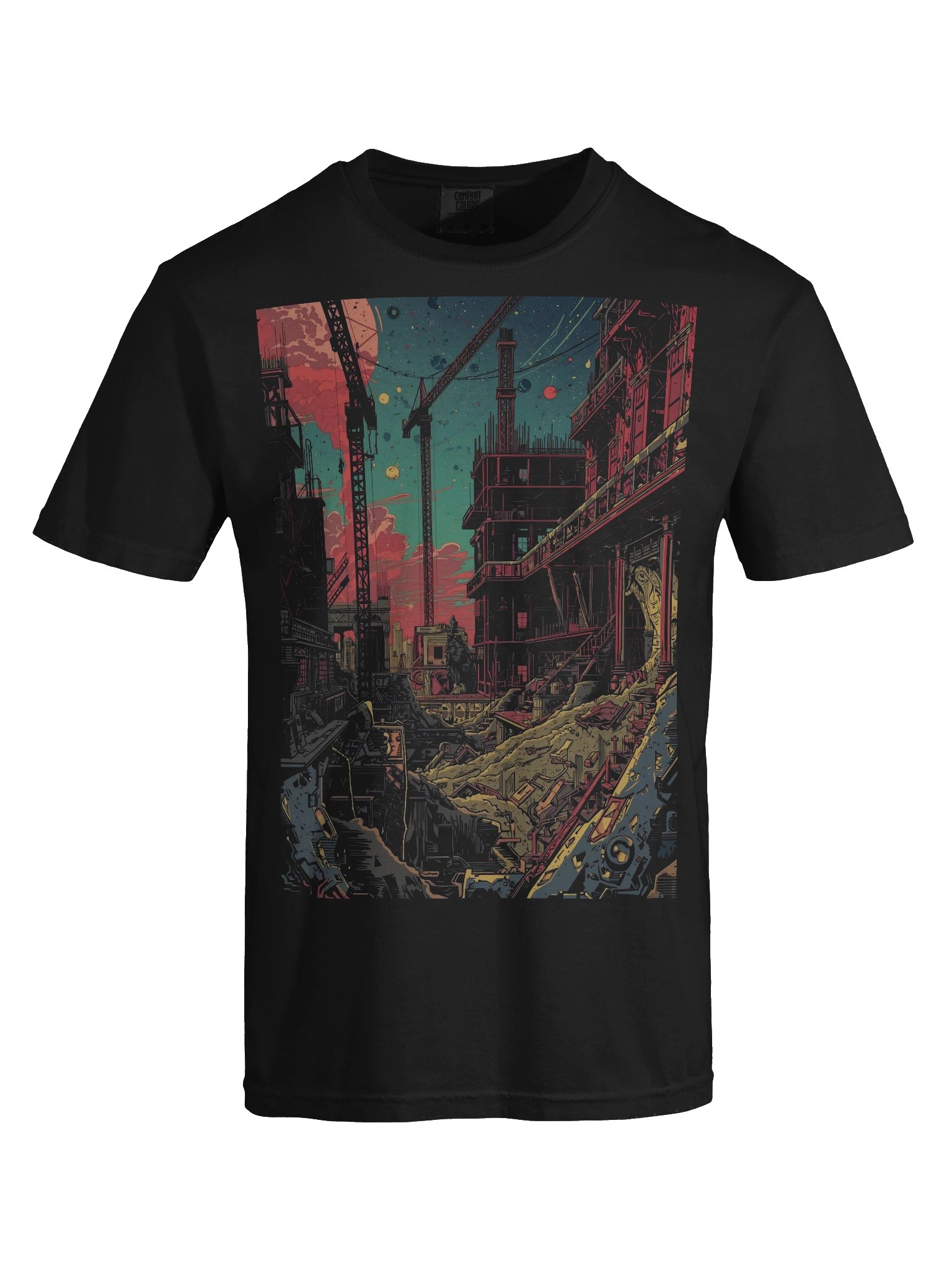 Cosmic Construction Heavyweight T-Shirt product image (2)