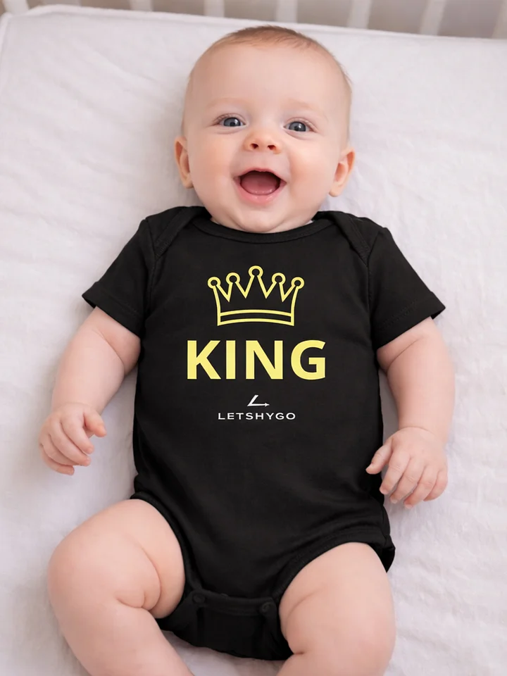 KING Baby Bodysuit – Premium Cotton Infant One-Piece product image (1)