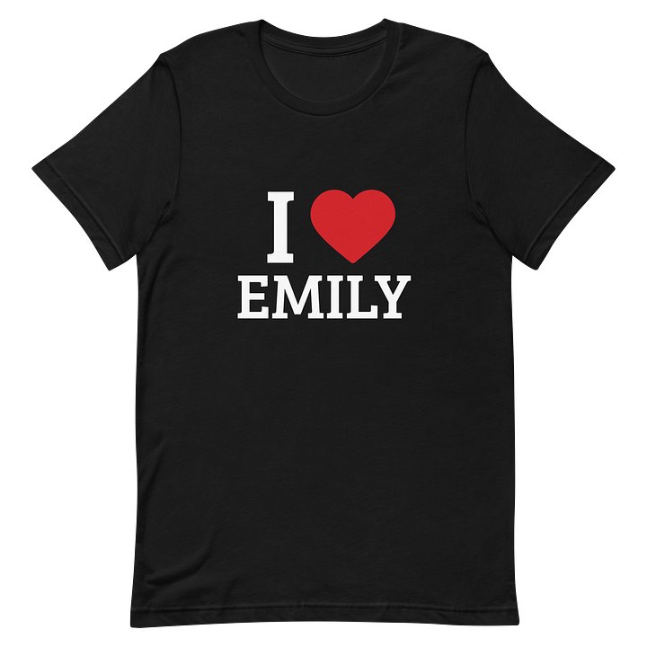 I Love Emily Tee - Black 🖤 product image (2)