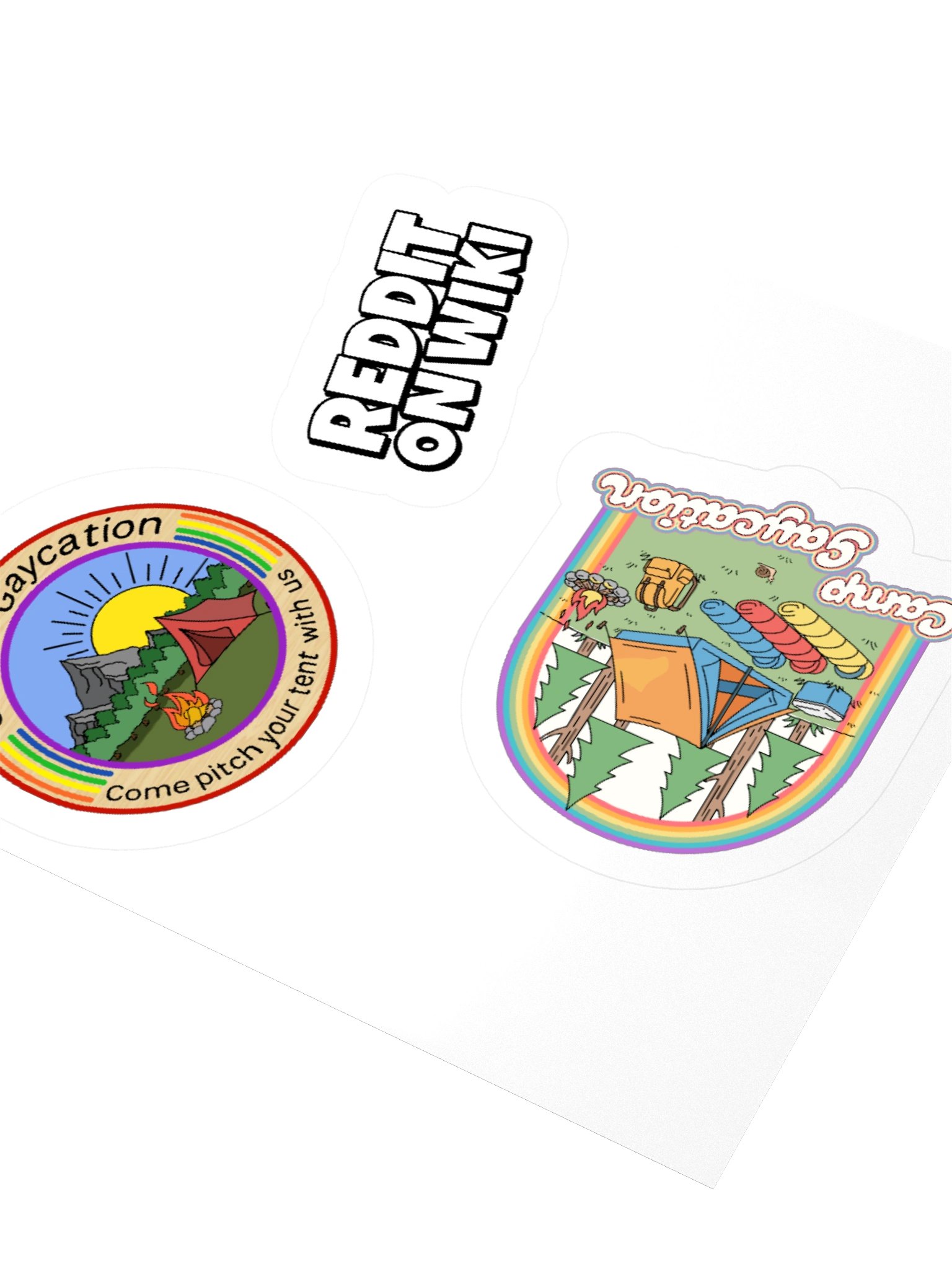 Camp Gaycation - Sticker product image (3)
