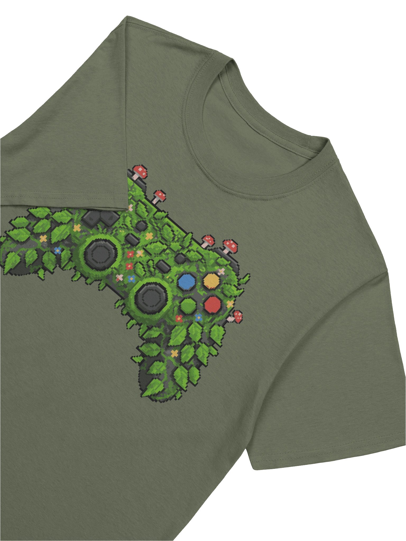 Funny Pixel Forest Bruh Controller T-Shirt product image (2)