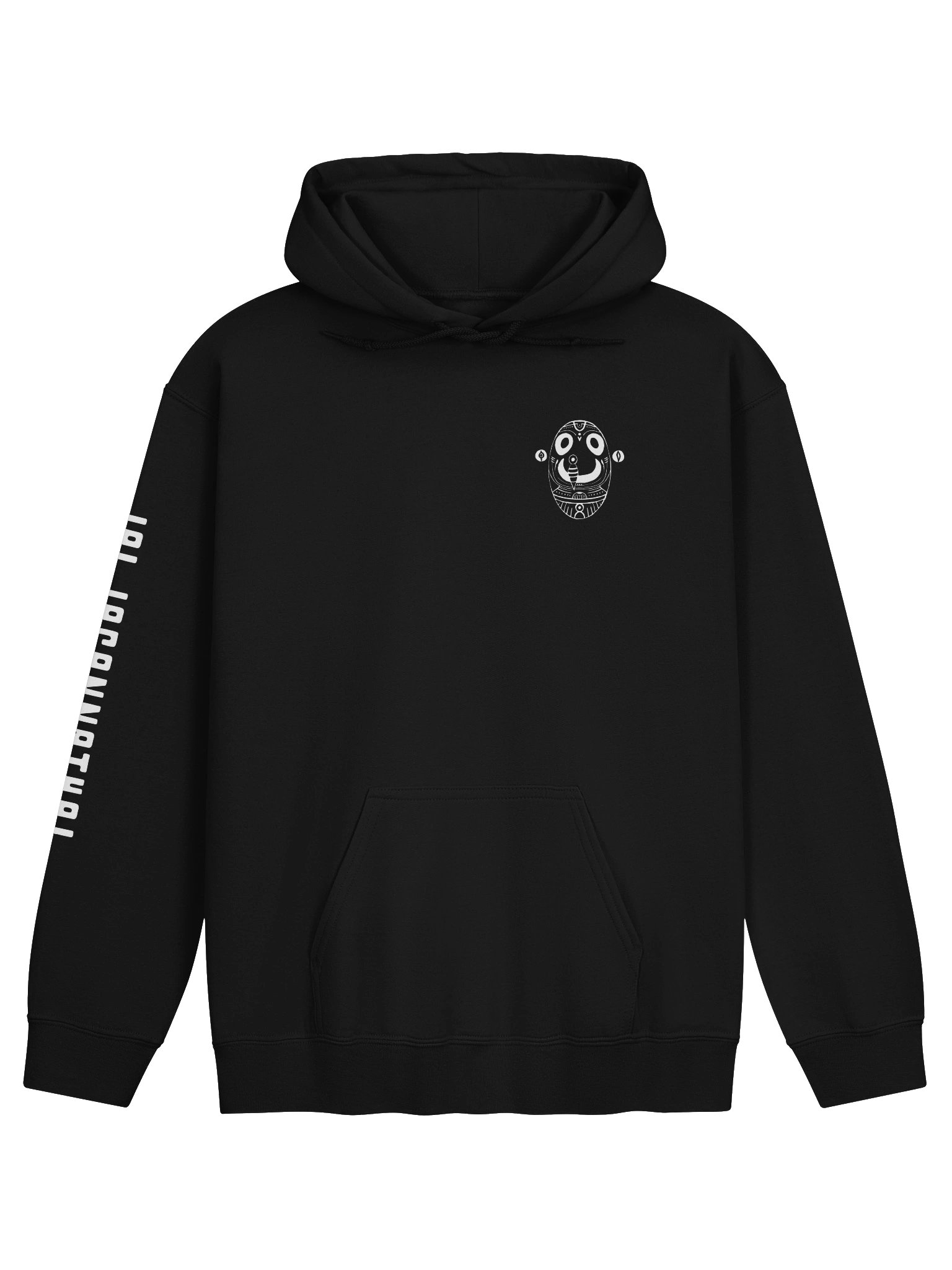 jagannatha hoodie - white artwork product image (1)