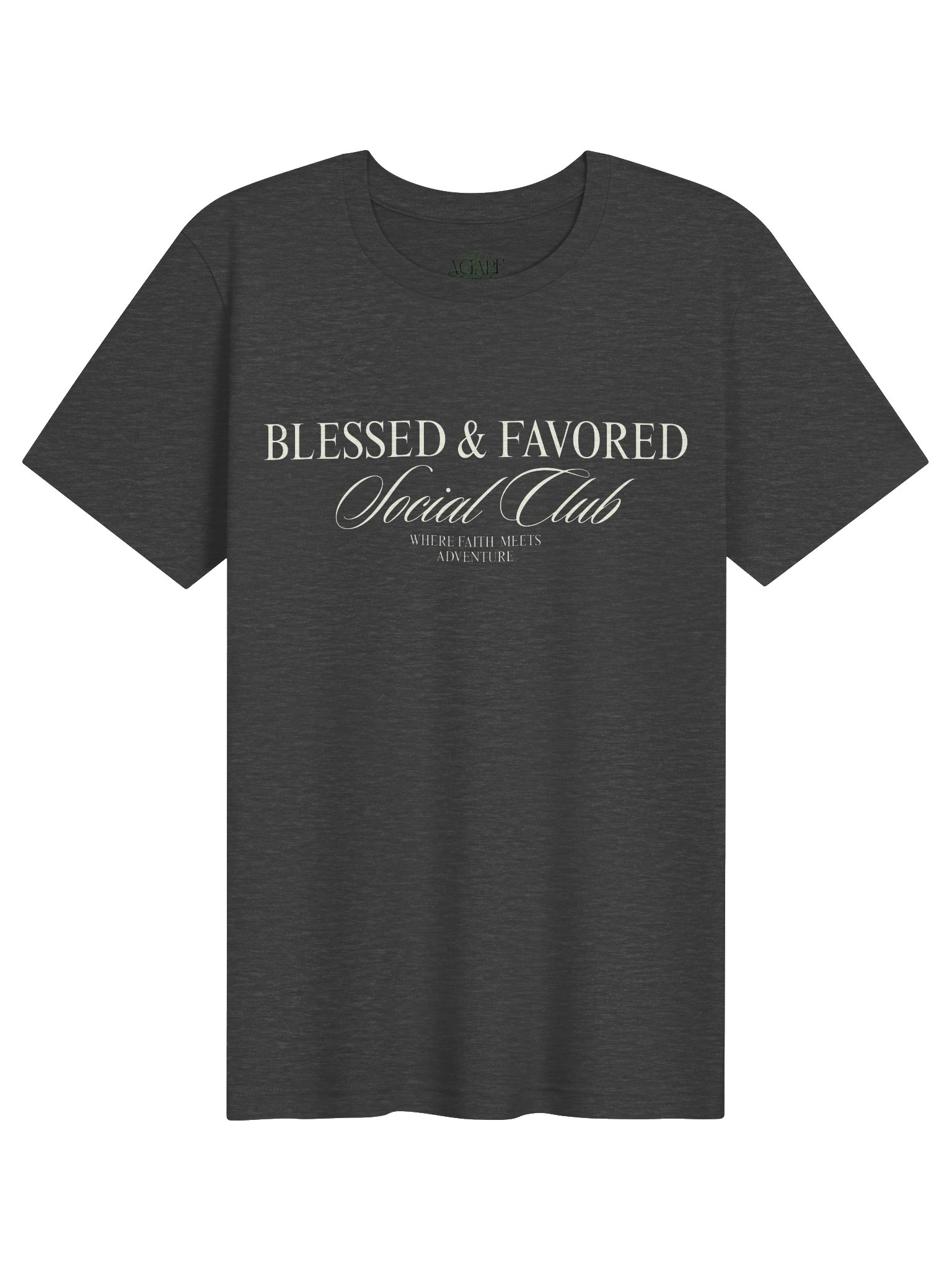 Blessed & Favored Social Club Tee | Unisex Inspirational T-Shirt product image (1)