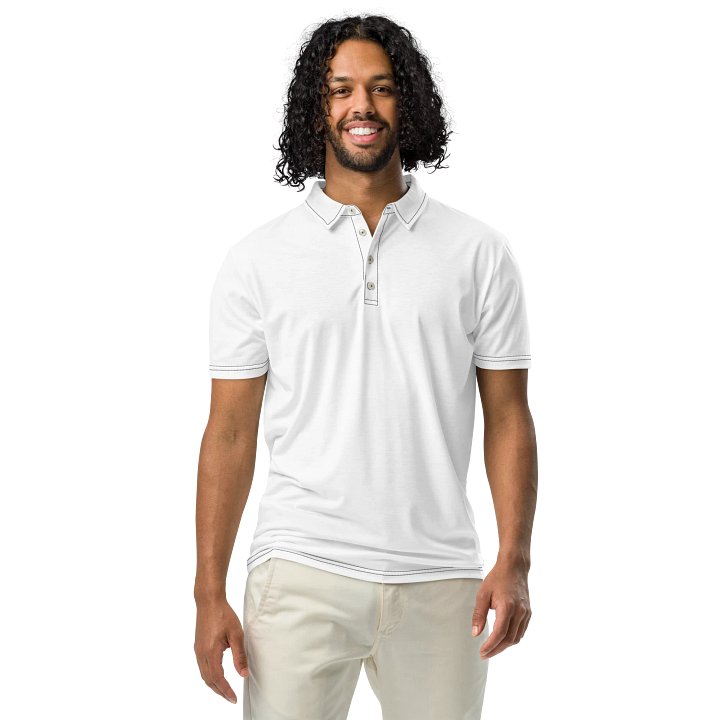 Zahan Blue Gradient Men's Polo Shirt product image (1)