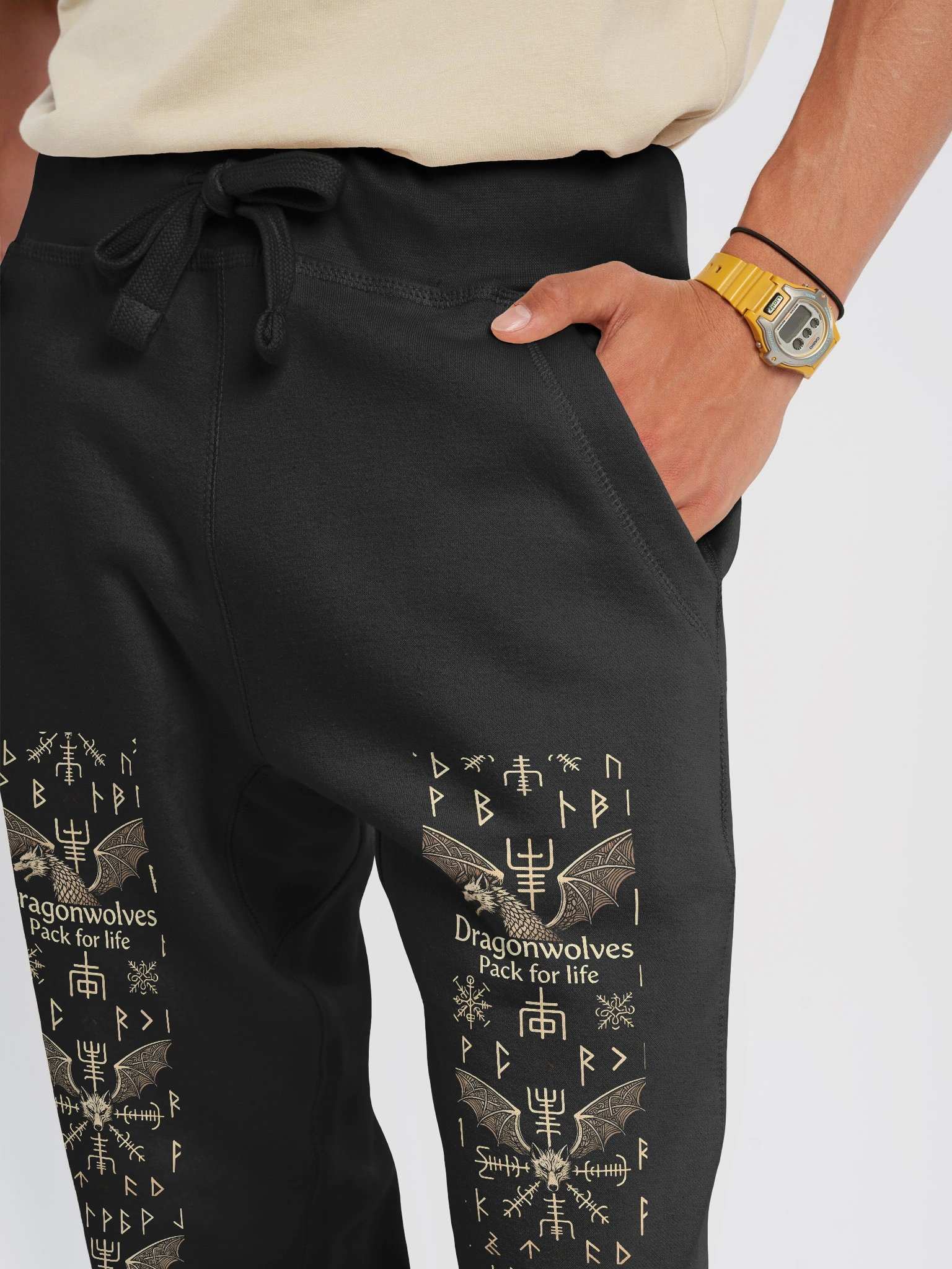 Golden Winged Symmetry Joggers product image (4)