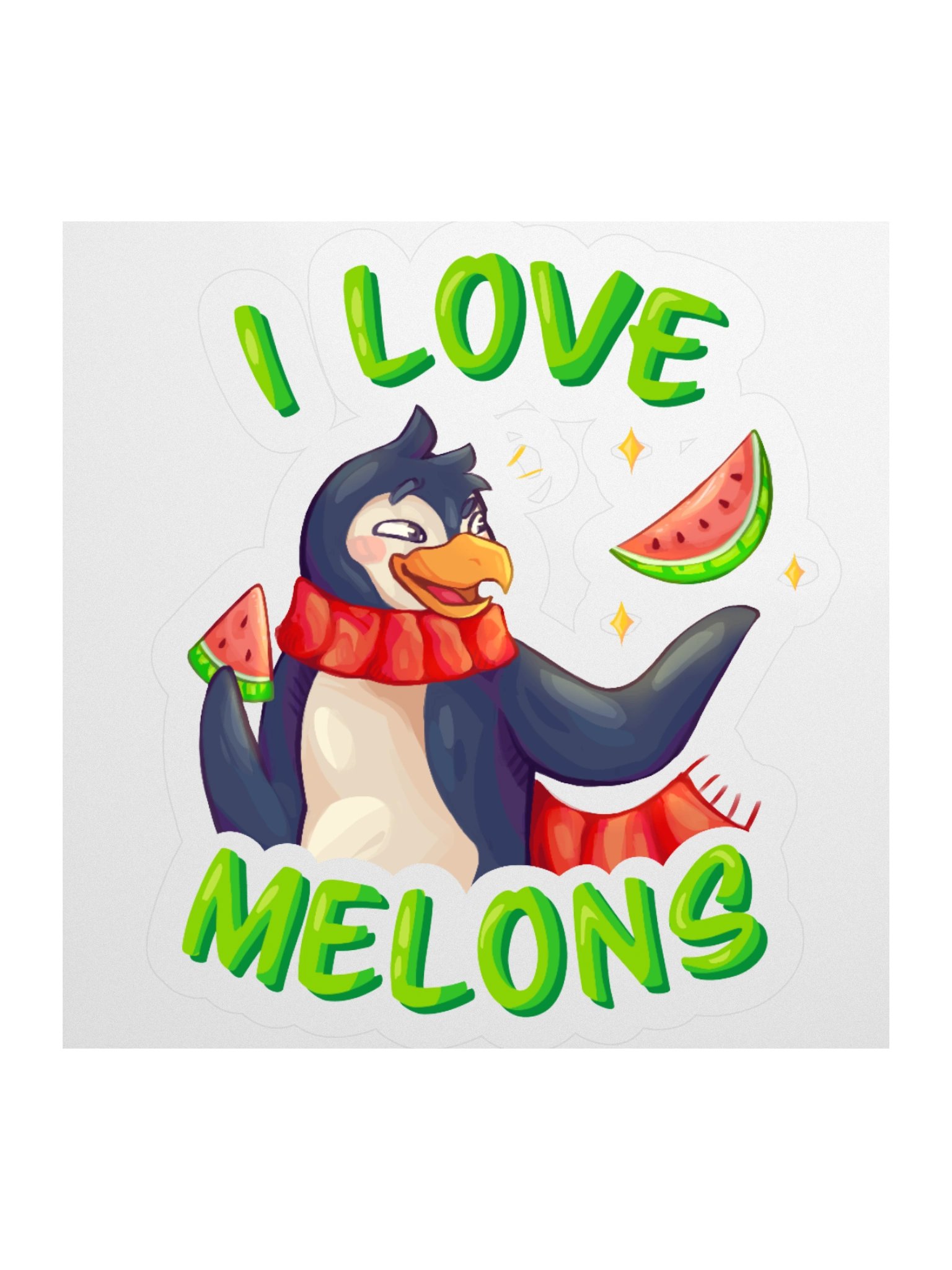 I Love Melons [Sticker] product image (1)