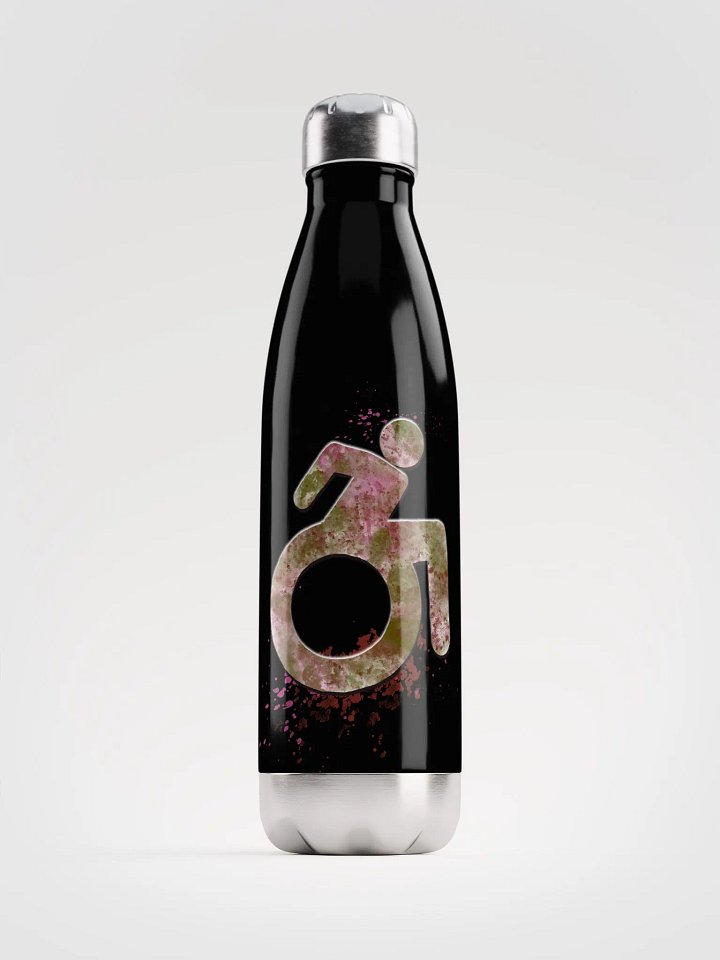 Wheelie, Pink Splash SS Water Bottle product image (1)