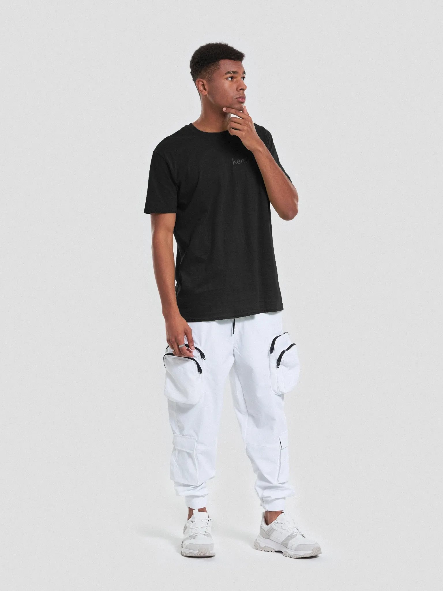 MotoPilot Tee with Red Sleeve Patch product image (22)